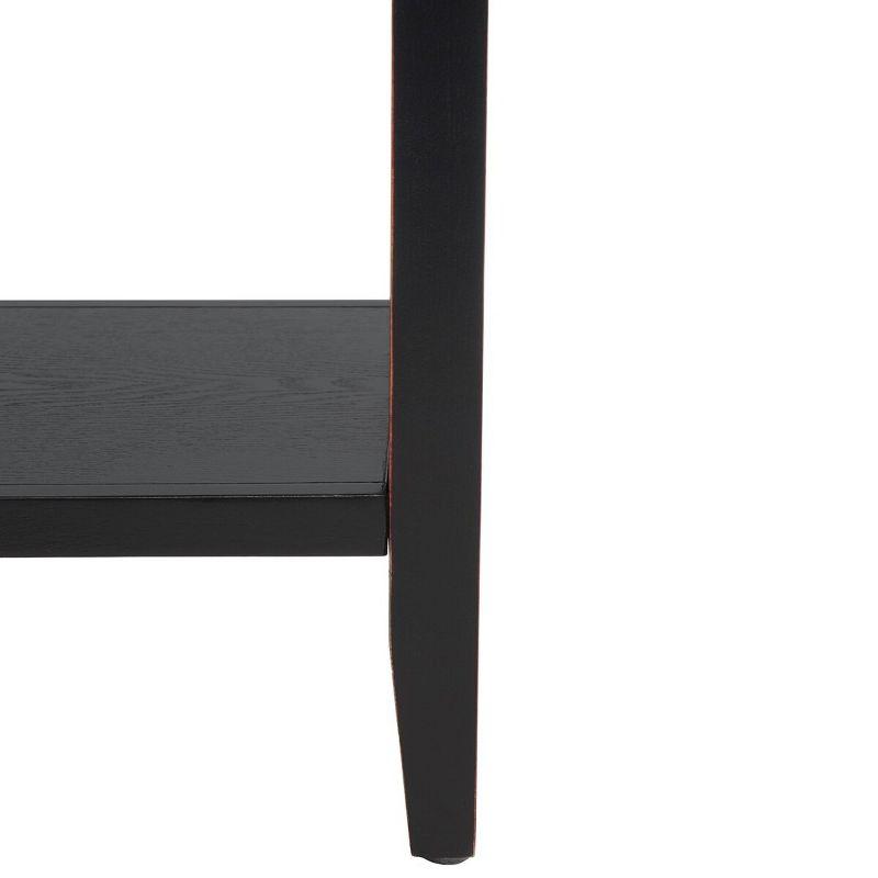 Charlotte Sideboard - Black/Oak Top - Safavieh.