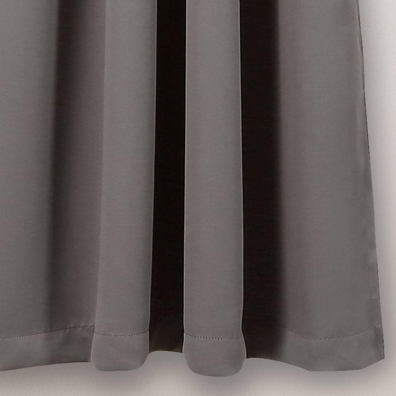 Set of 2 Insulated Grommet Top Blackout Curtain Panels - Lush Décor