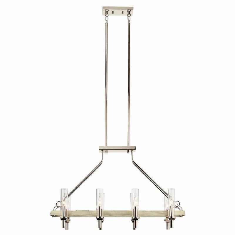 Kichler Lighting Telan 8 - Light Chandelier in  White Washed Wood