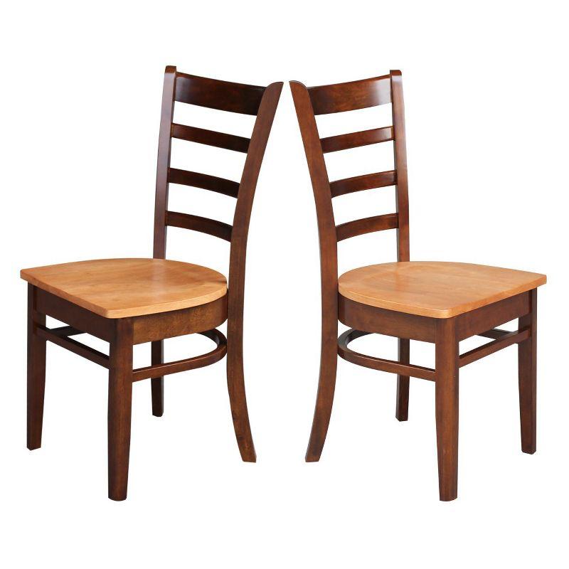 International Concepts Set of Two Emily Side Chairs