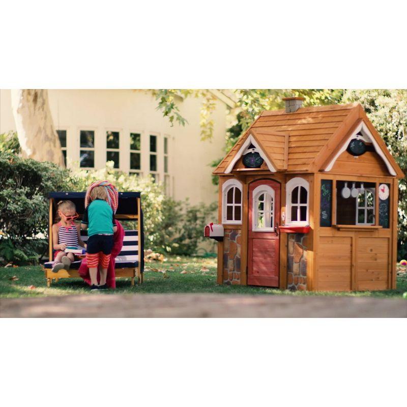 KidKraft 2-in-1 Restaurant & Delivery Wooden Play Store