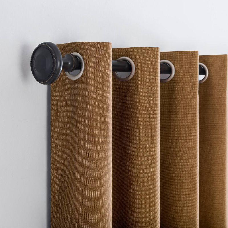 Sun Zero Cameron Thermal Insulated 100% Blackout Grommet Curtain Panel