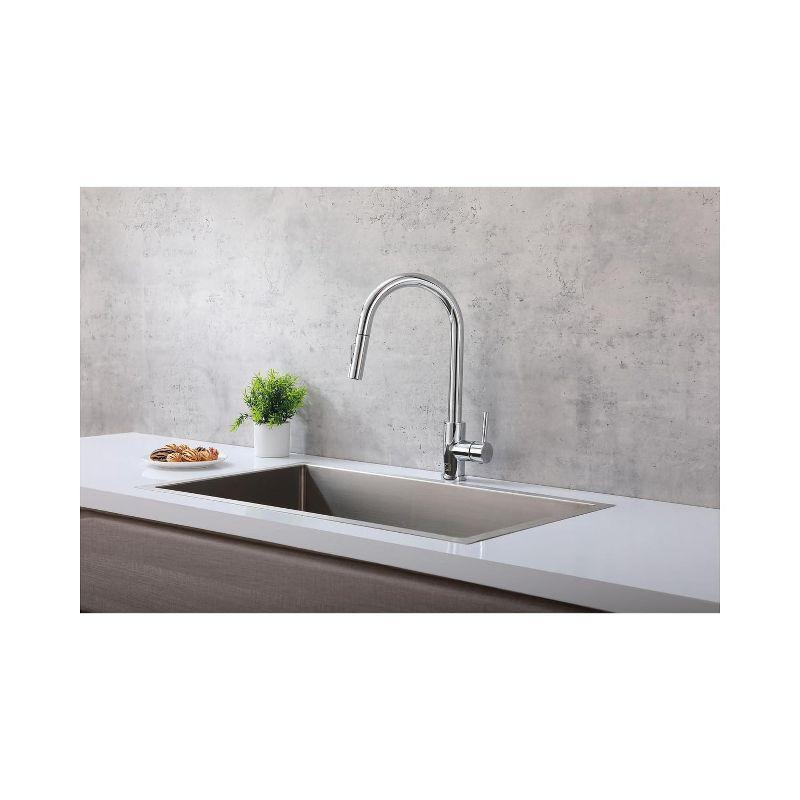 Elegant Lighting Luca Pull Down Spray Touch Kitchen Faucet