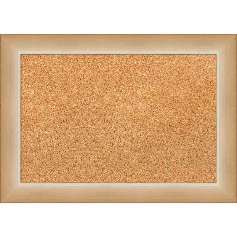 Eva Ombre Gold Framed Natural Corkboard, 25 x 19 Inch