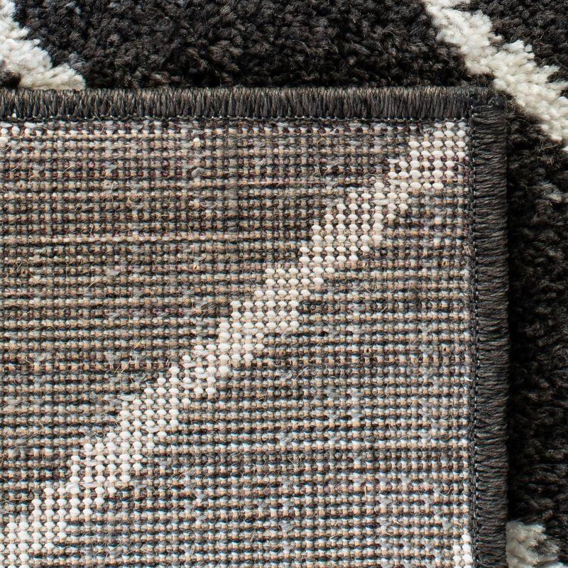 Adirondack ADR241 Machine Made Indoor Area Rug - Brown/Ivory - 6'x6' - Safavieh