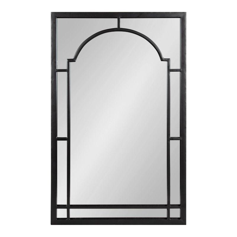 Lyla 36" Black Metal Framed Rectangular Vanity Mirror