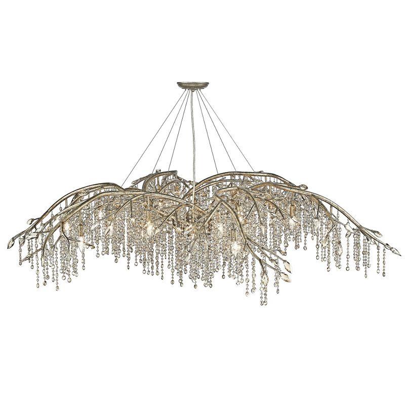 Autumn Twilight Mystic Gold 24-Light Crystal Chandelier