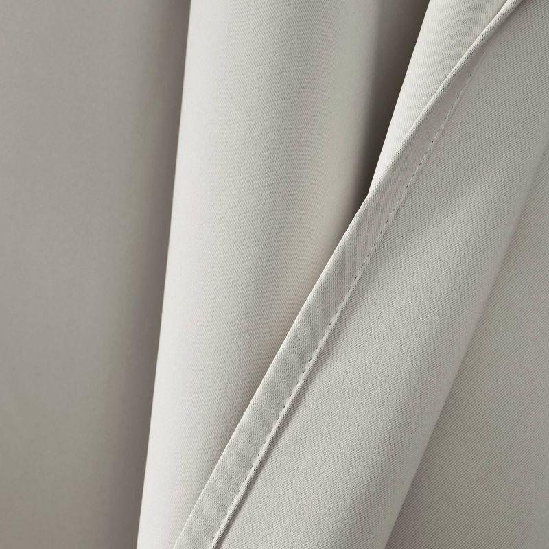 Set of 2 Insulated Grommet Top Blackout Curtain Panels - Lush Décor