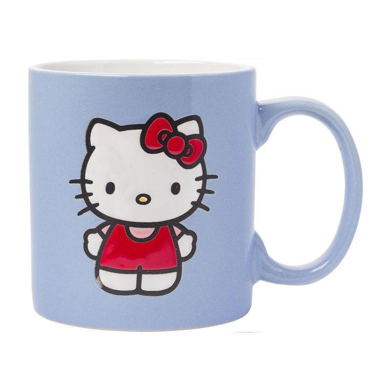 Silver Buffalo Sanrio Hello Kitty 20oz Wax Resist Ceramic Mug