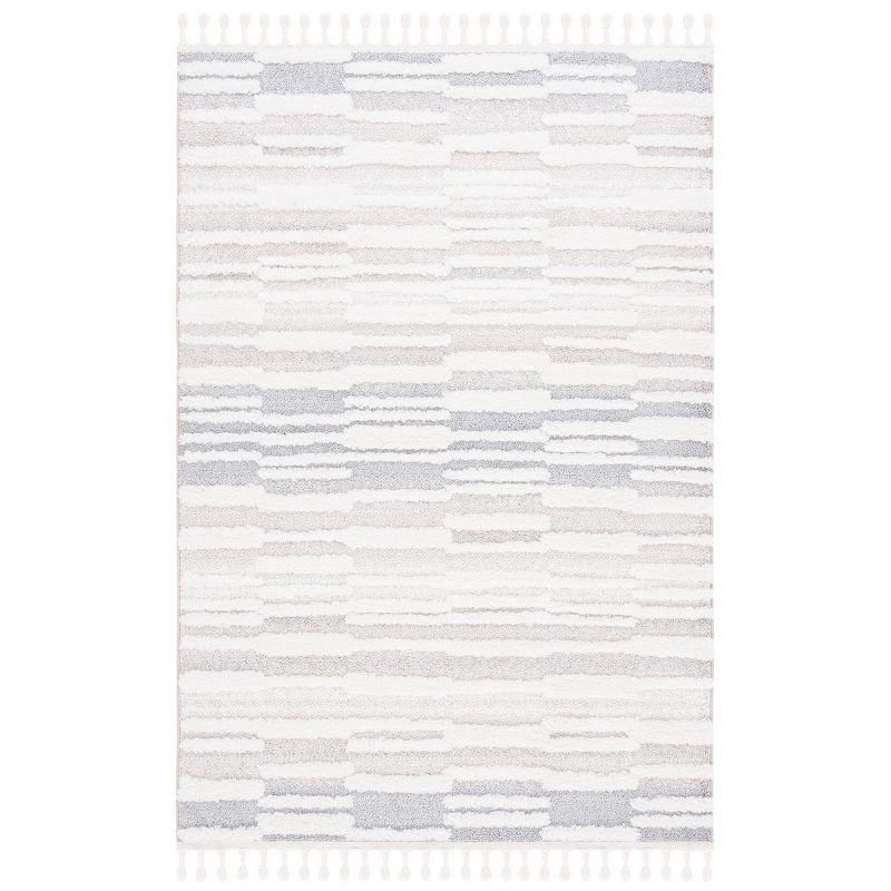 Moroccan Tassel Shag MTS646 Power Loomed Area Rug  - Safavieh