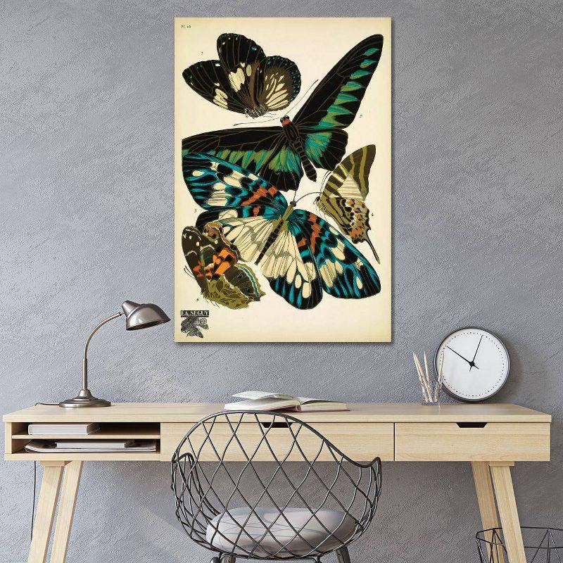 Papillons (Butterflies) X by E.A. Seguy Unframed Wall Canvas - iCanvas