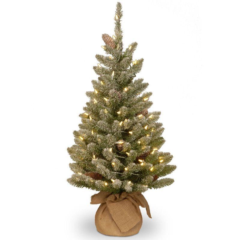 0'' Lighted Artificial Cedar Christmas Tree
