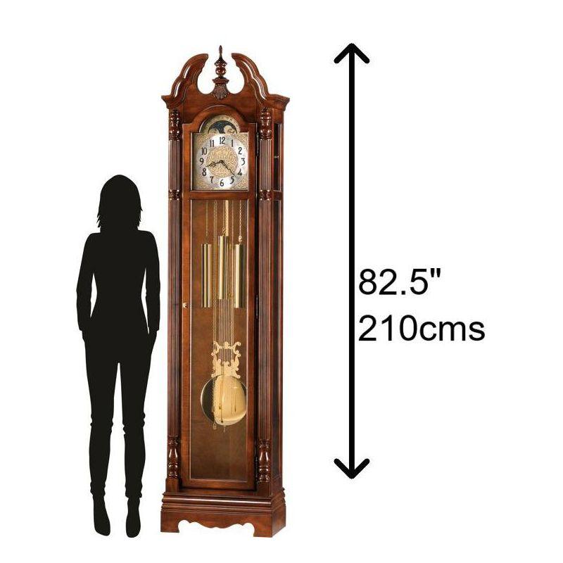 Howard Miller® Jonathan 82.5'' H Solid + Manufactured Wood Grandfather Clock