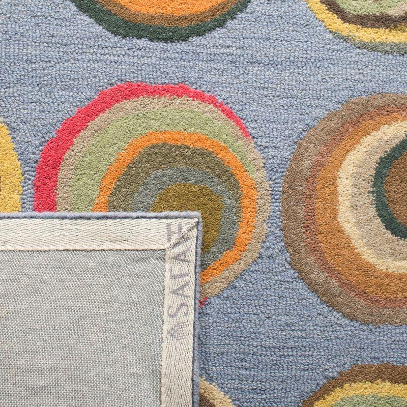 Soho SOH921 Hand Tufted Indoor Area Rug - Blue/Multi - 5'x8' - Safavieh
