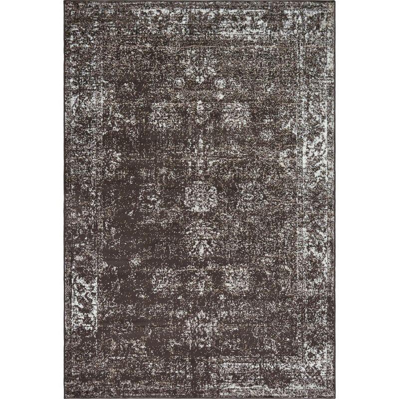 Casino Sofia Handmade Brown Rectangular Indoor Rug