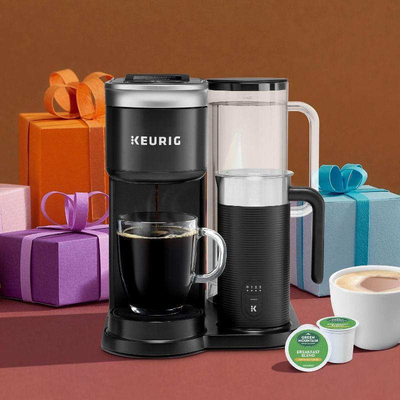 Keurig K-Cafe SMART Single Serve K-Cup Pod Coffee, Latte And Cappuccino Maker, Black