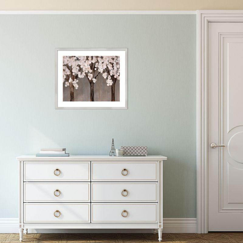 Amanti Art Floral Wonderland by Sydney Edmunds Wood Framed Wall Art Print 25 in. x 21 in.