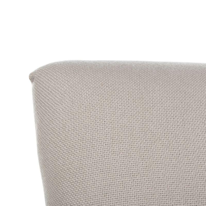 Abby 19''H Tufted Side Chairs (Set Of 2)  Silver Nail Heads - Taupe - Safavieh