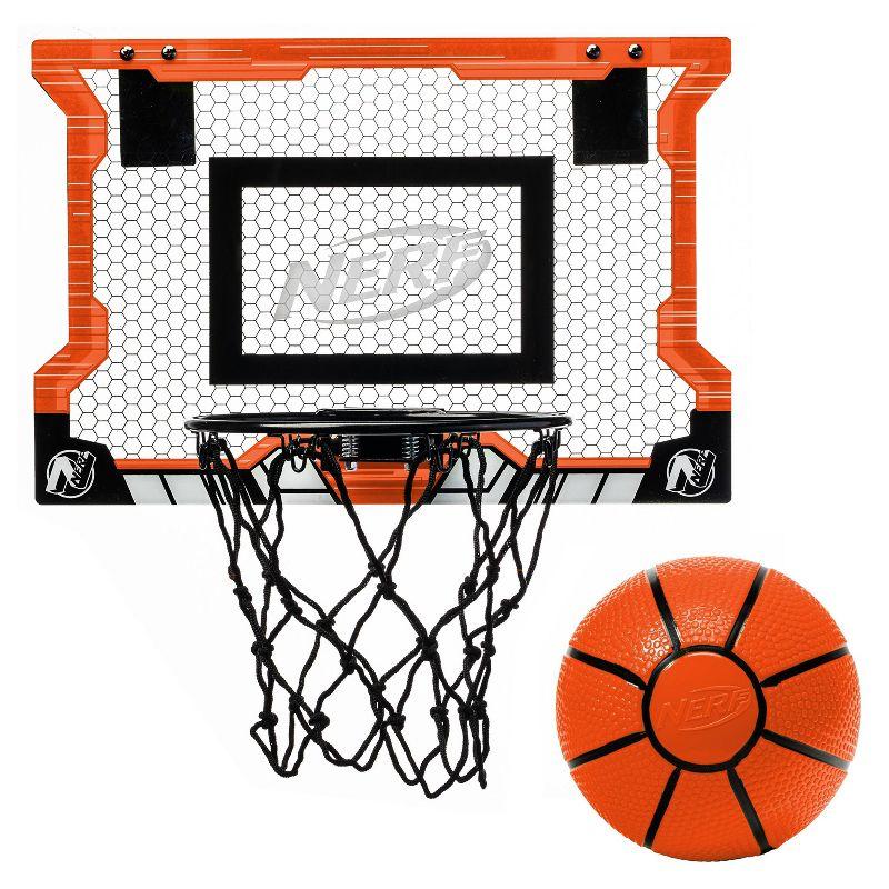 Orange Mini Basketball Hoop Set with Steel Rim