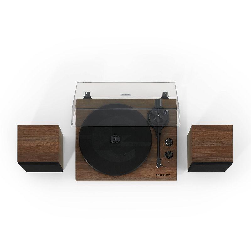 Crosley C62 Record Player & Speakers Shelf System