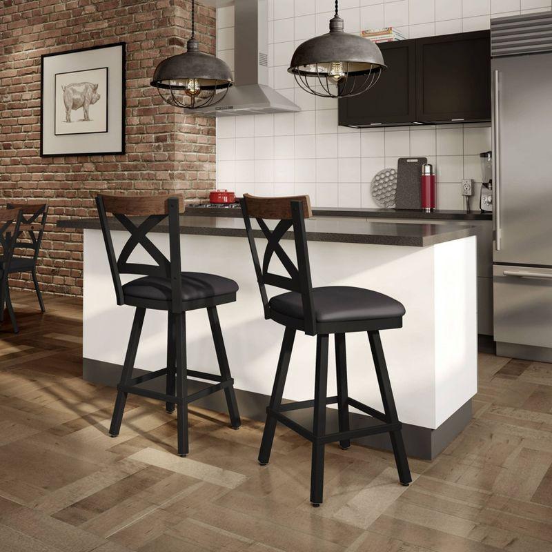 26.5" Snyder Swivel Counter Height Barstool - Amisco
