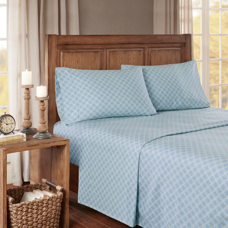 Madison Park Cozy Flannel 100% Cotton Sheet Set