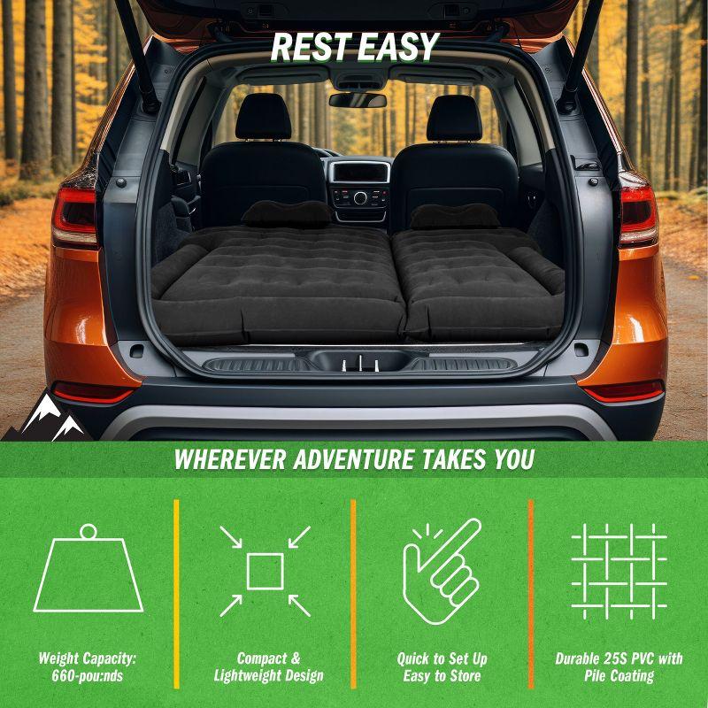 Inflatable Mattress Car Air Mattress for SUV or Tent with Pump, and Pillows