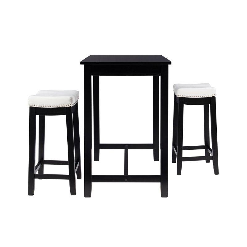 3pc Claridge Counter Height Dining Set - Linon