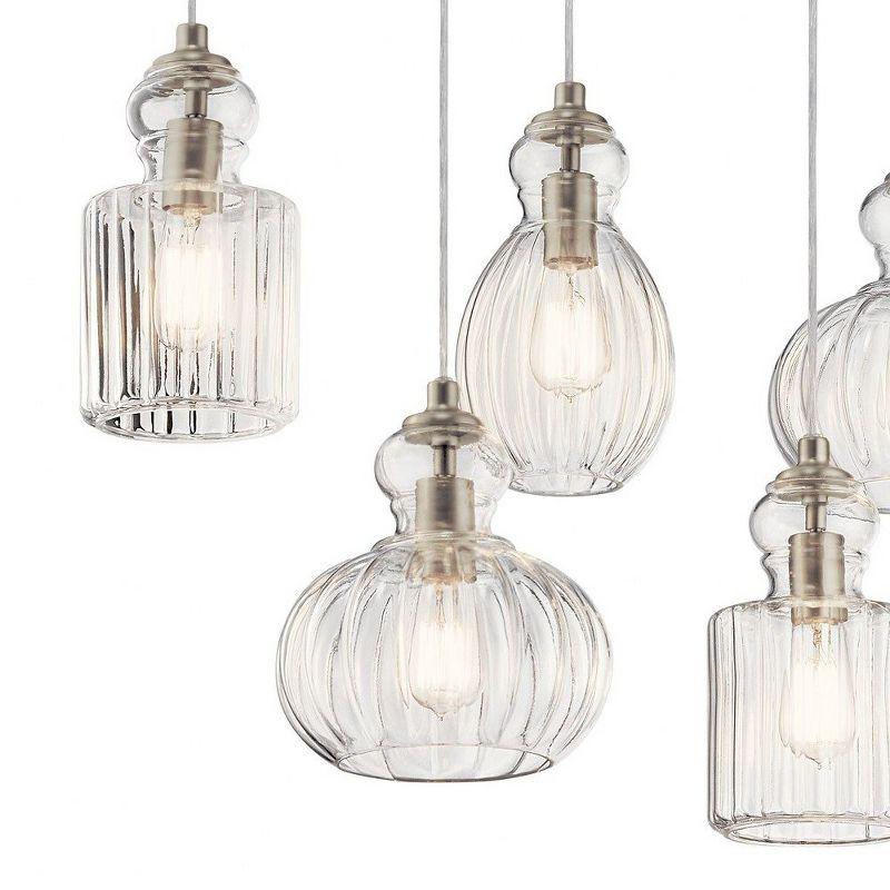 Kichler Lighting Riviera 6 - Light Island Pendant Light in  Brushed Nickel