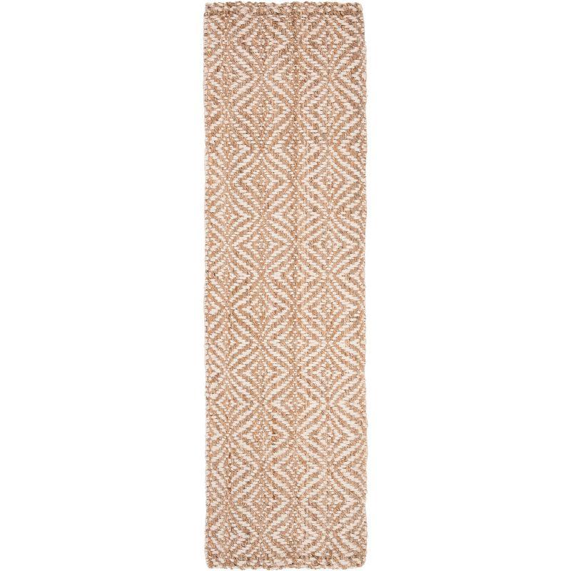 Natural Fiber NF185 Hand Woven Indoor Runner - Natural/Ivory - 2'6"x12' - Safavieh