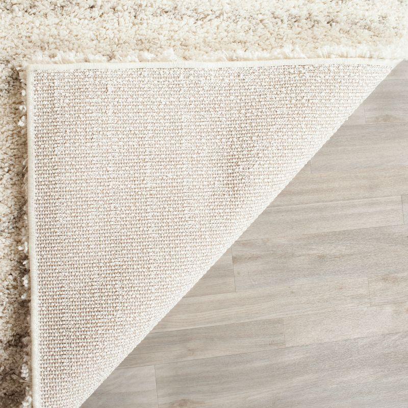 Arizona Shag ASG741 Power Loomed Indoor Area Rug - Ivory/Beige - 11'x15' - Safavieh