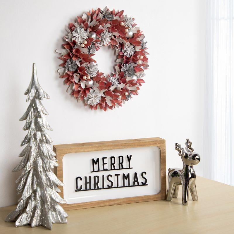 Northlight Seasonal Faux Pinecone Wood 13'' Wreath