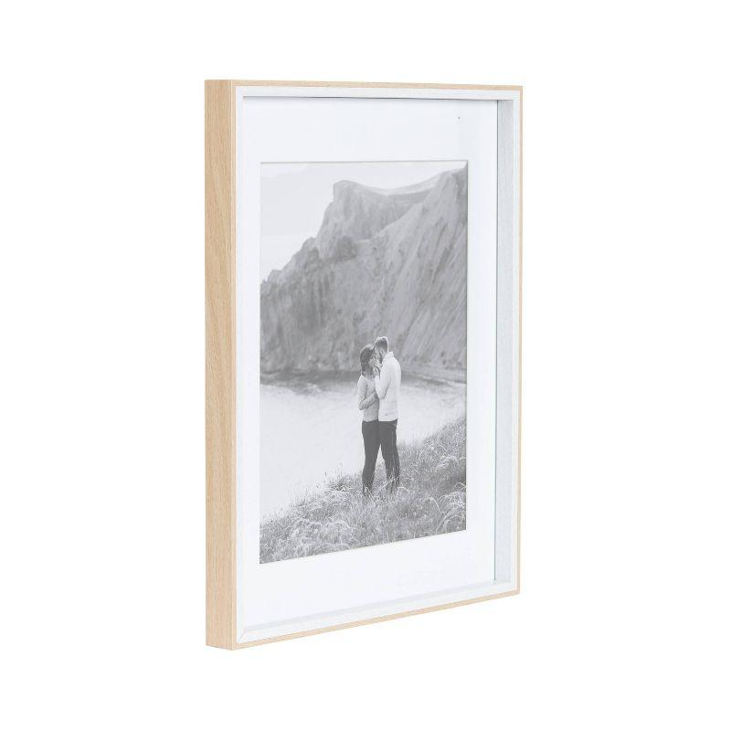 Kate & Laurel All Things Decor (Set of 3) 14"x18" Matted to 11"x14" Gibson Photo Frames White/Natural