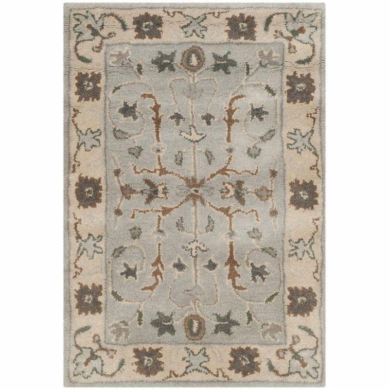 Heritage HG864 Handmade Accent Rug - 2'x3' - Green/Beige - Safavieh