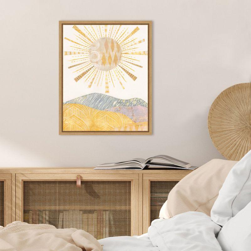 Amanti Art Boho Sunshine II by Courtney Prahl Canvas Wall Art Print Framed 16 x 20-in.