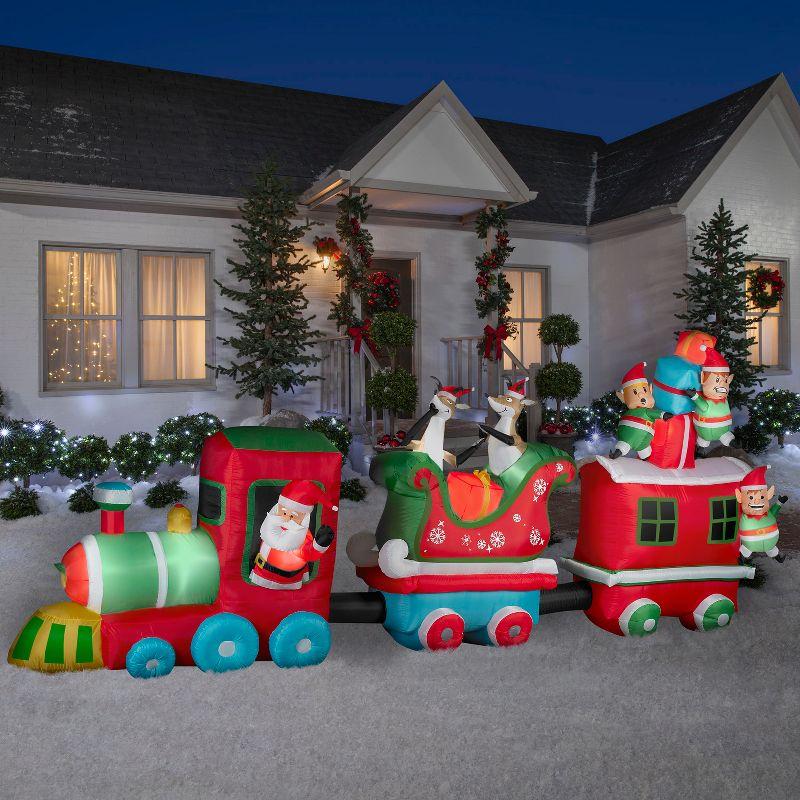 Gemmy Industries Colossal Christmas Inflatable Train