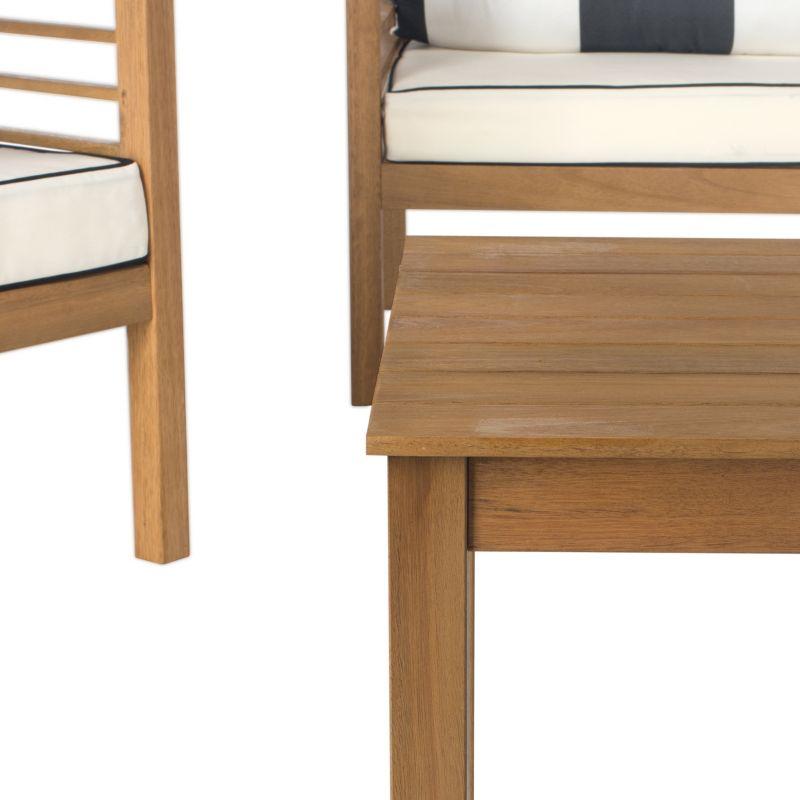 Wade Logan® Arlethe Wood 4 - Person Patio Conversation Sets with Cushions