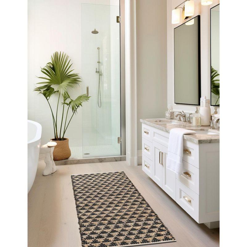 Unique Loom 2' 2 x 6' 1 Chindi Jute  Runner Rug