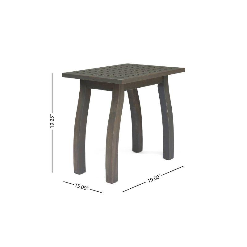 Selma Acacia Accent Table - Christopher Knight Home