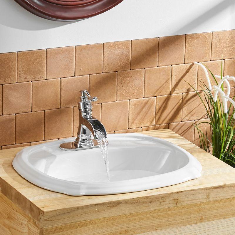 BWE Single Hole Single-Handle Low-Arc Bathroom Faucet