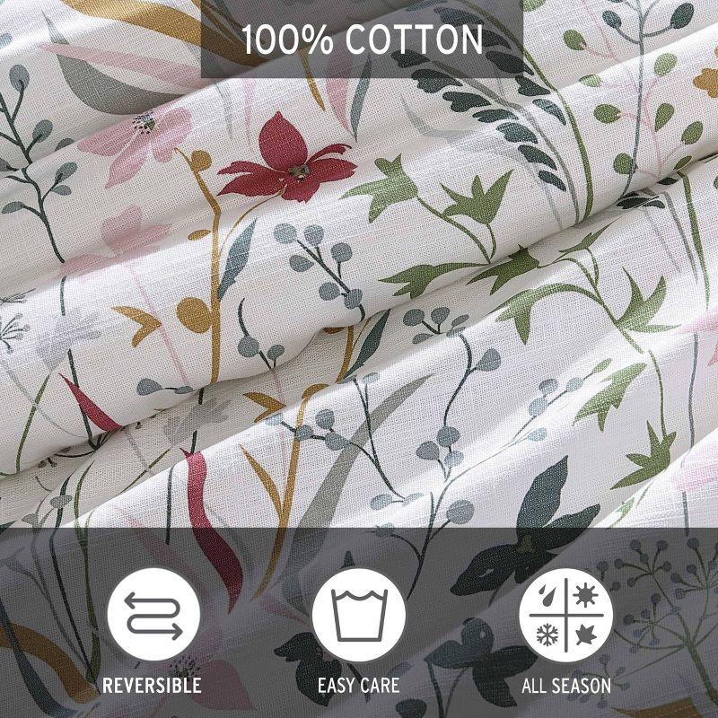 Eddie Bauer Woodland Forest Cotton Reversible Pink Comforter Set