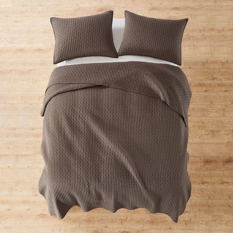 Cross Stitch Cocoa Full/Queen Quilt Set - Levtex Home