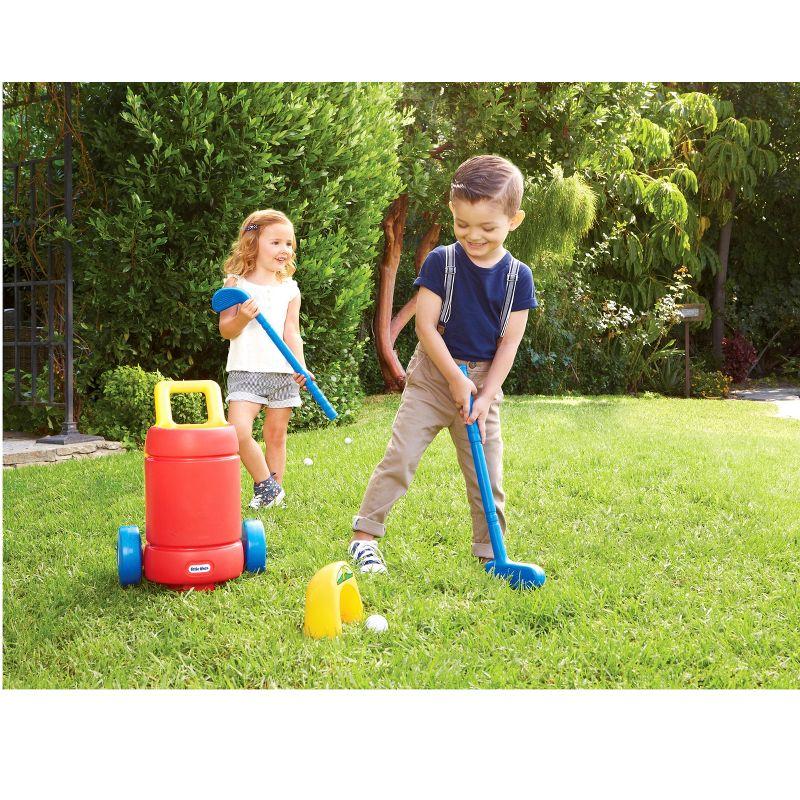 Little Tikes Red and Blue Toddler Golf Set with Cart