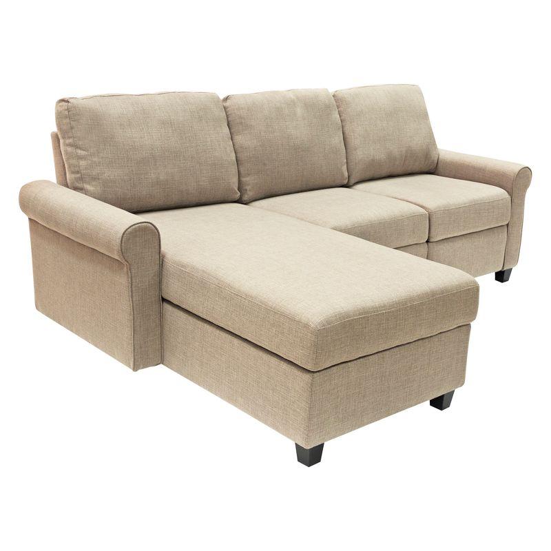 Serta Palisades Reclining Sectional Sofa with Storage Chaise