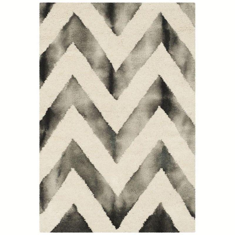 Dip Dye DDY715 Hand Tufted Accent Rug - Ivory/Charcoal - 2'x3' - Safavieh.