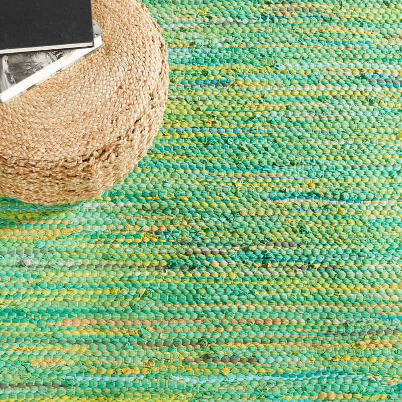 Montauk MTK251 Hand Woven, Flat Weave Indoor Area Rug - Green - 6'x6' - Safavieh