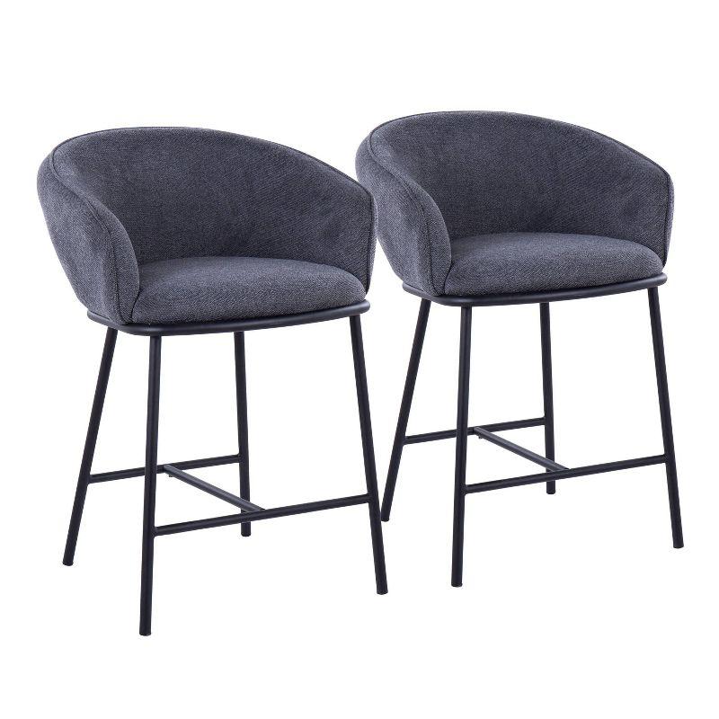 Set of 2 Ashland Counter Height Barstools - LumiSource