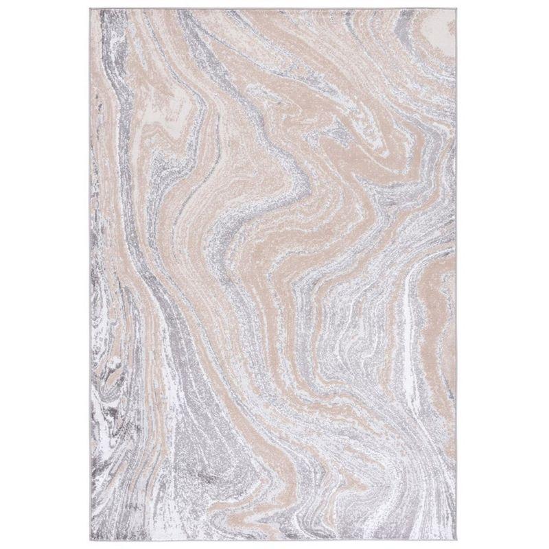 Amelia ALA211 Machine Made Indoor Area Rug - Beige/Gray - 5'-5"x7'-7" - Safavieh