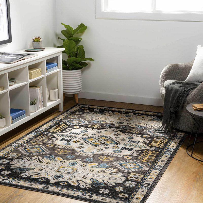 Hauteloom Cabacungan Black & Blue Washable Rug