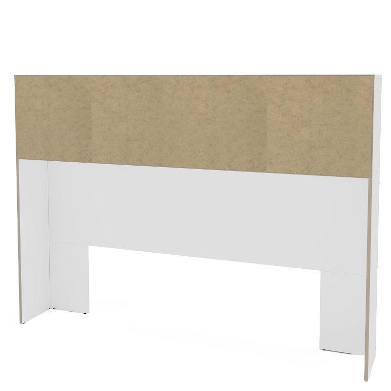 Polifurniture 3pc Queen Victoria Bedroom Set with 2 Nightstands White: Modern Style, 90 Day Warranty